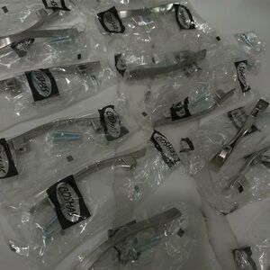 Cosmas Brushed Satin Nickel 8902SN Arch Cabinet Pulls 3” Holes  Qty 15